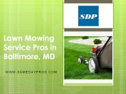 Professional Lawn Mowing Service in Baltimore