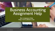 Business Accounting Assignment Help