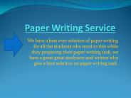 The useful paper writing service