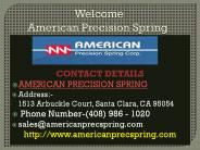 Torsion springs | American Precision Spring