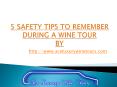 5 SAFETY TIPS TO REMEMBER DURING A WINE TOUR PowerPoint PPT Presentation