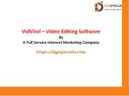 Best Video Editing Software-VidViral