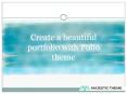Create a beautiful portfolio with Folio theme PowerPoint PPT Presentation