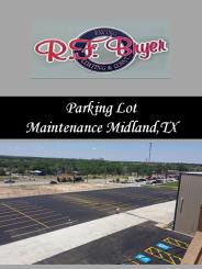 Parking Lot Maintenance Midland,TX