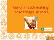 Kundli match making For Marriage in India