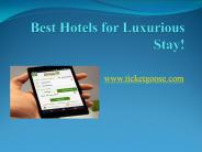 Best Hotels for Luxurious Stay!
