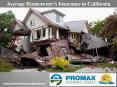 Average homeowner's insurance in California