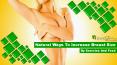 Natural Ways to Increase Breast Size by Exercise and Food PowerPoint PPT Presentation