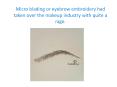 Microblading - A Career Opportunity or Just A Way of Getting Perfect Eyebrows PowerPoint PPT Presentation