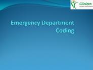 what is emergency department coding