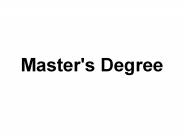 Masters Degree (1)