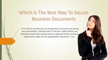 Which Is The Best Way To Secure (1)