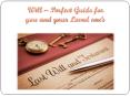 Last Will and Testament - Perfect Guide for you and your Loved one’s PowerPoint PPT Presentation