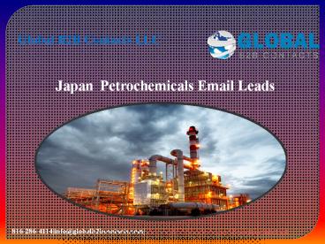 Japan Petrochemicals Email Leads