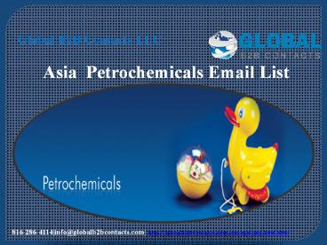 Asia Petrochemicals Email Leads