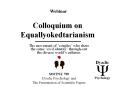 Colloquium on Equallyokedtarianism - Dyadic Psychology - Liberal Arts and Humanities PowerPoint PPT Presentation