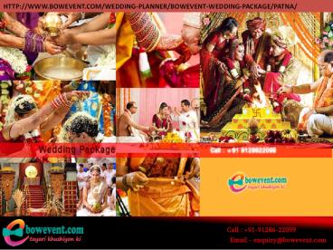 Wedding Package in Patna - bowevent