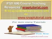 PSY 490 Course Teaching Resources/snaptutorial.com