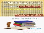 PSYCH 600 Course Teaching Resources/snaptutorial.com
