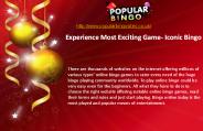 Experience Most Exciting Game- Iconic Bingo