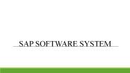 Sap software system​