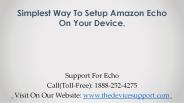 Simplest Way To Setup Amazon Echo On Your Device.