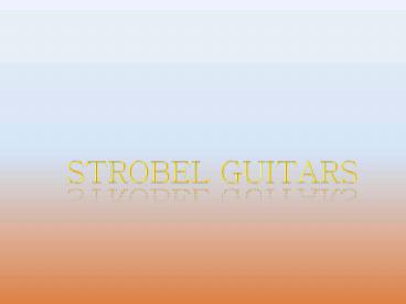 Boca Raton Travel Guitar, Travel Guitars - www.strobelguitars.com