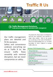 Traffic Management Solutions Traffic R Us