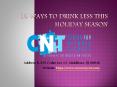 10 Ways To Drink Less This Holiday Season PowerPoint PPT Presentation