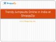 Trendy Jumpsuits Online in India at ShoppyZip PowerPoint PPT Presentation
