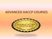 Advanced HACCP Courses
