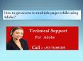 How to get access to multiple pages while using Adobe? PowerPoint PPT Presentation