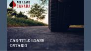 Car Title Loans Ontario