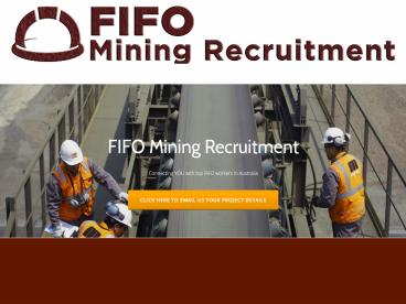 Best Mining Recruitment Agency Australia - FIFO Mining