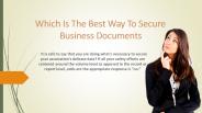 Which is The Best Way to Secure Business Documents