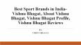 Best Sport Brands in India-India-Vishnu Bhagat, About Vishnu Bhagat, Vishnu Bhagat Profile, Vishnu Bhagat Reviews PowerPoint PPT Presentation