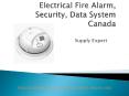 Buy fire alarm & security systems in Canada