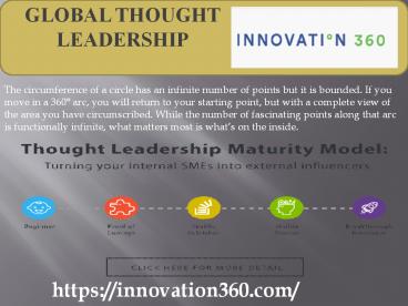 Innovation through leadership