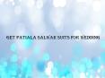 Get Patiala Salwar Suits For Wedding