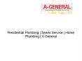 Residential Plumbing | Sewer Service | Home Plumbing | A General PowerPoint PPT Presentation