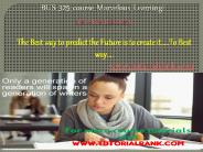 BUS 325 course Marvelous Learning/tutorialrank.com