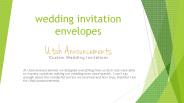 wedding invitation envelopes