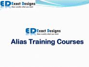 Autodesk Alias courses