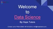 Data Science Course  Data Science Training & Certification in Chennai