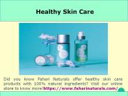 Natural Personal Care Products