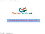 DallasDesi – Dallas Indian Fashion Deals
