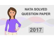 NATA QUESTION PAPER 2017 with Solutions | NATA Paper 2017