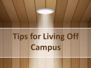 Tips for Living Off Campus