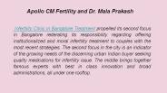 Apollo CM Fertility and Dr. Mala Prakash