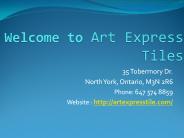 Art Express Tiles - Tile Installations Ontario